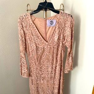 JS Collections - Cocktail Dress with Bell Sleeves